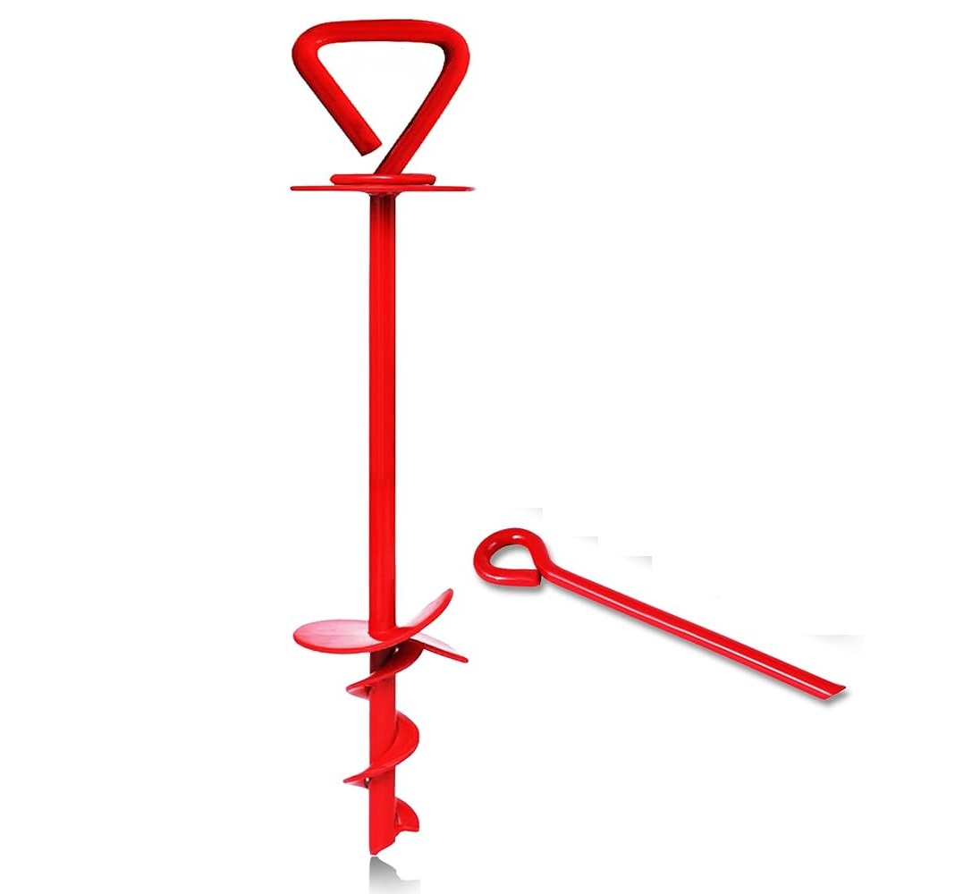 Tie-out Stake with a Disc Plate