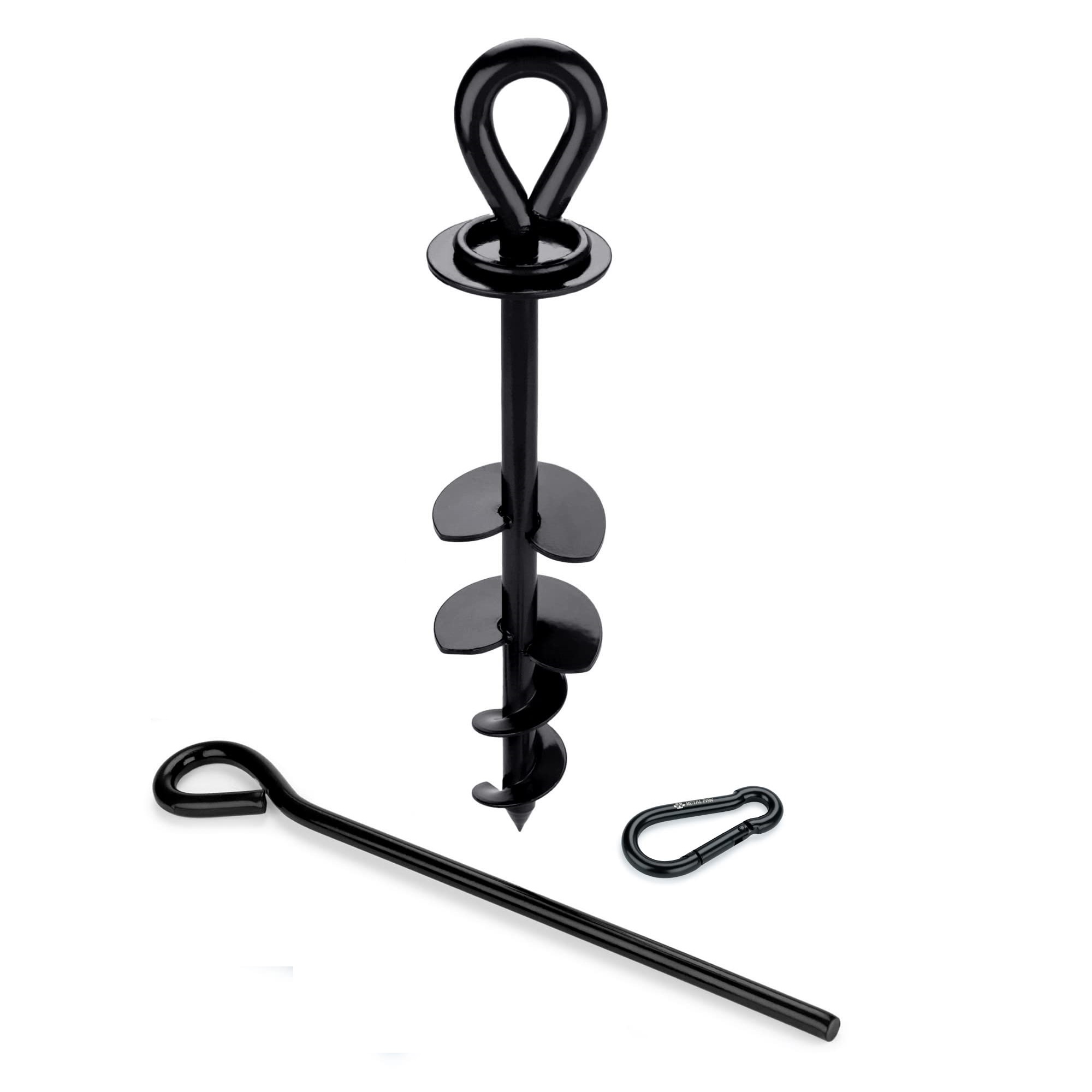 Tie-out Stake with a Disc Plate